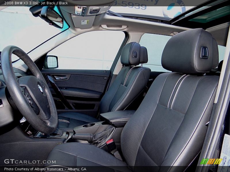 Jet Black / Black 2008 BMW X3 3.0si