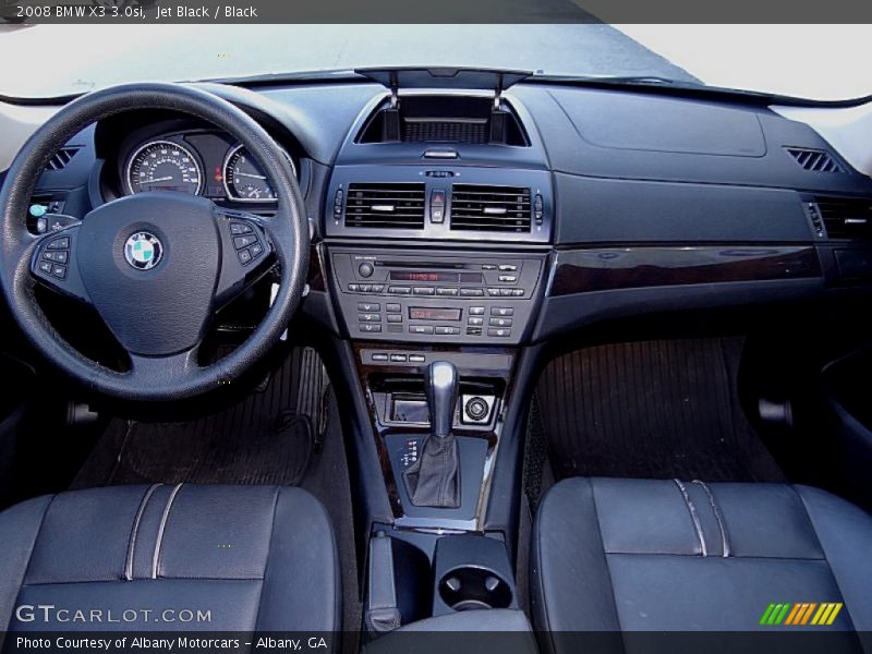 Jet Black / Black 2008 BMW X3 3.0si
