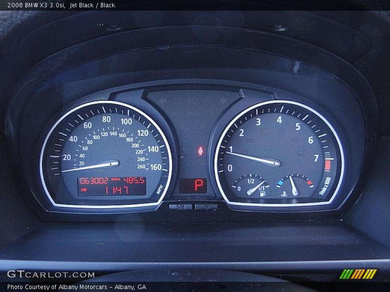 Jet Black / Black 2008 BMW X3 3.0si