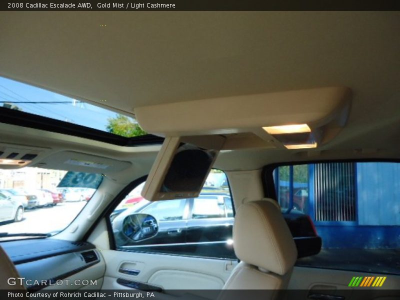 Gold Mist / Light Cashmere 2008 Cadillac Escalade AWD