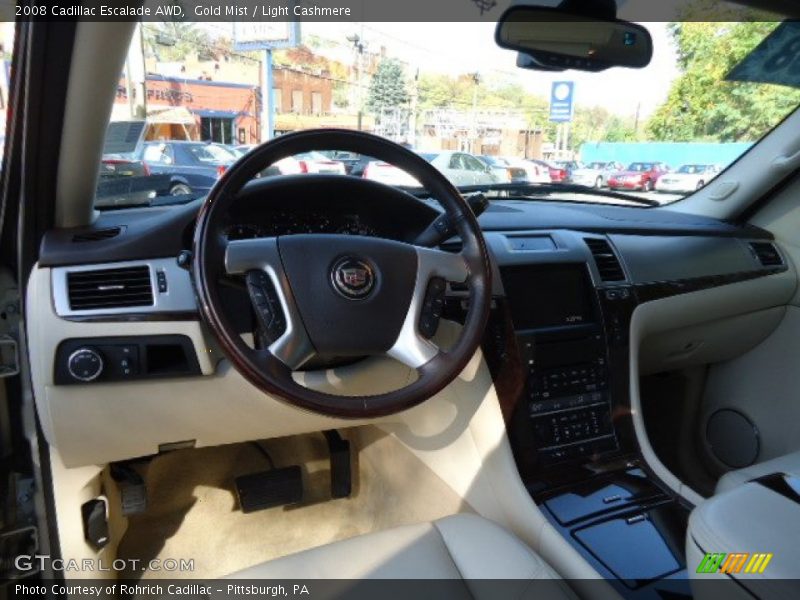 Gold Mist / Light Cashmere 2008 Cadillac Escalade AWD