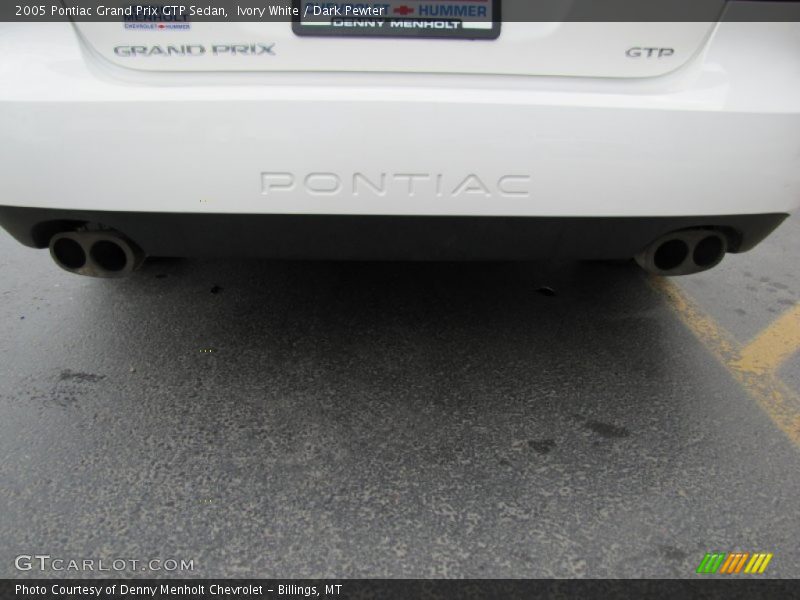 Ivory White / Dark Pewter 2005 Pontiac Grand Prix GTP Sedan