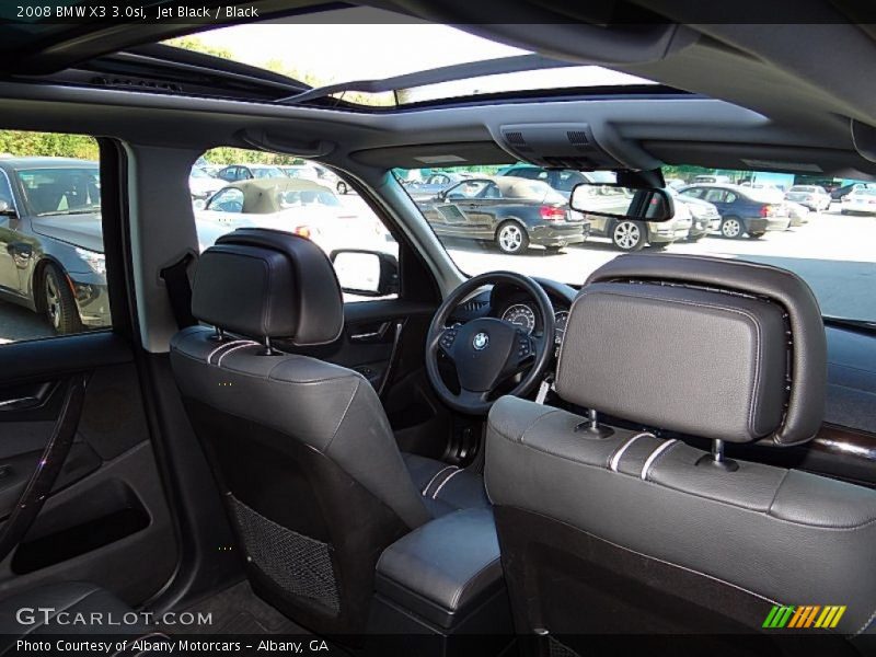 Jet Black / Black 2008 BMW X3 3.0si