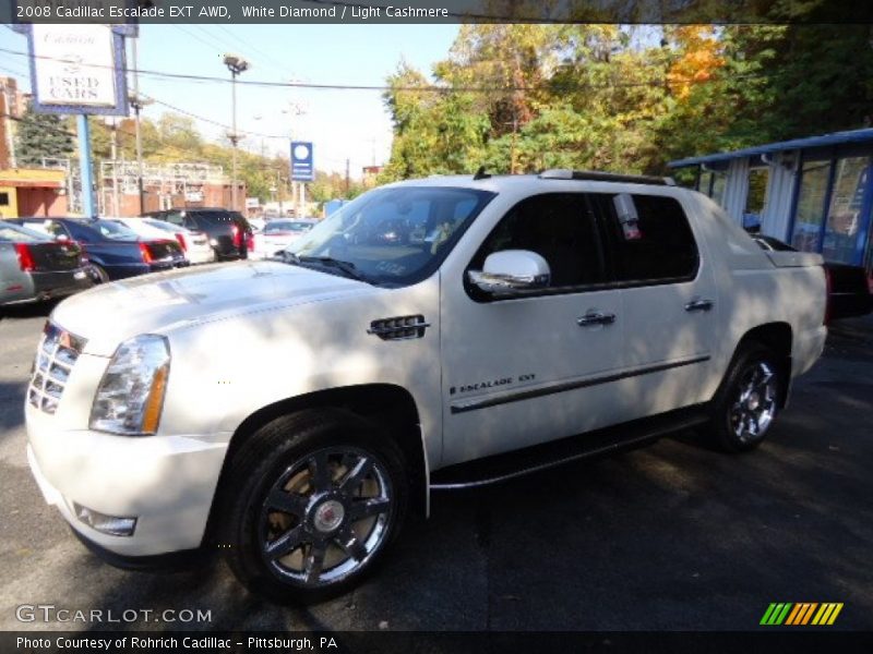 White Diamond / Light Cashmere 2008 Cadillac Escalade EXT AWD