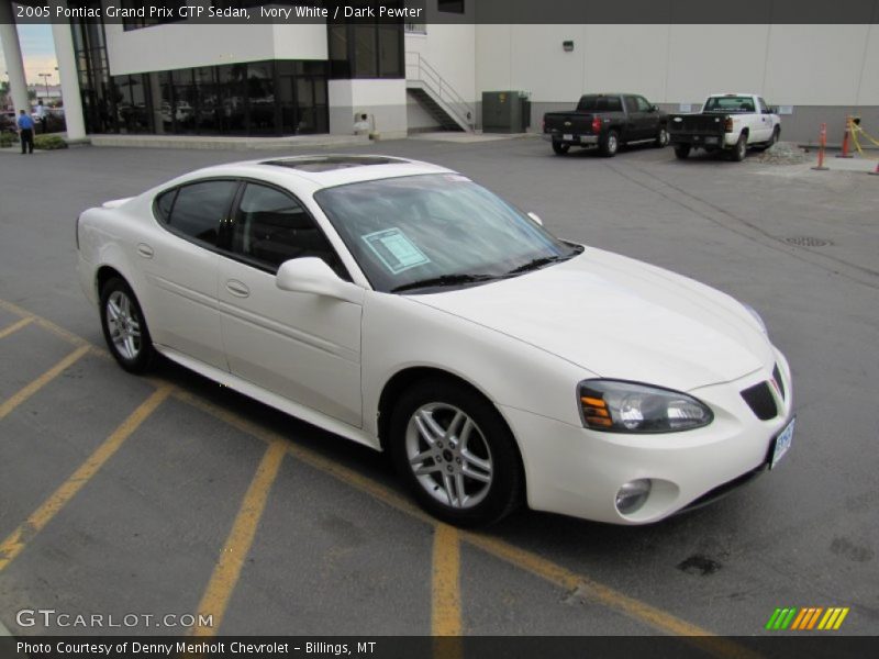 Ivory White / Dark Pewter 2005 Pontiac Grand Prix GTP Sedan