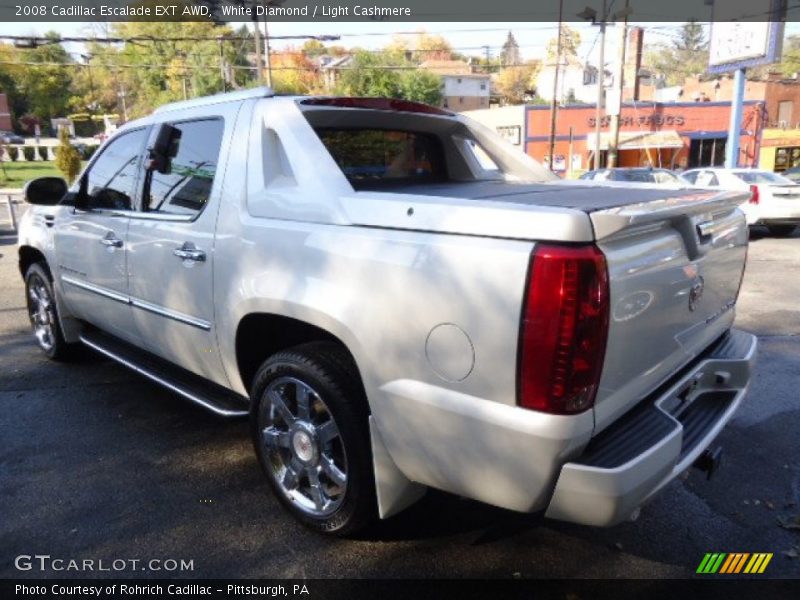 White Diamond / Light Cashmere 2008 Cadillac Escalade EXT AWD