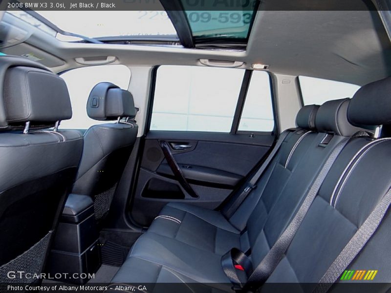 Jet Black / Black 2008 BMW X3 3.0si