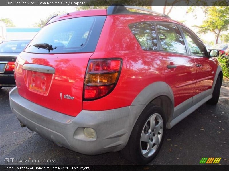 Lava Red Metallic / Graphite 2005 Pontiac Vibe
