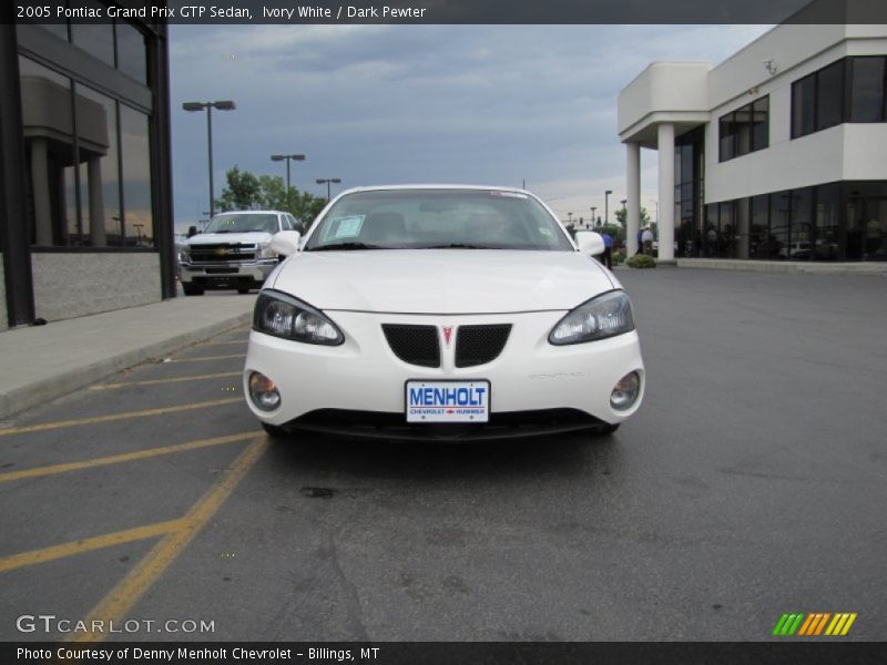 Ivory White / Dark Pewter 2005 Pontiac Grand Prix GTP Sedan