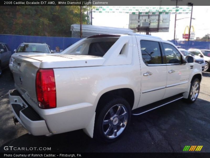 White Diamond / Light Cashmere 2008 Cadillac Escalade EXT AWD