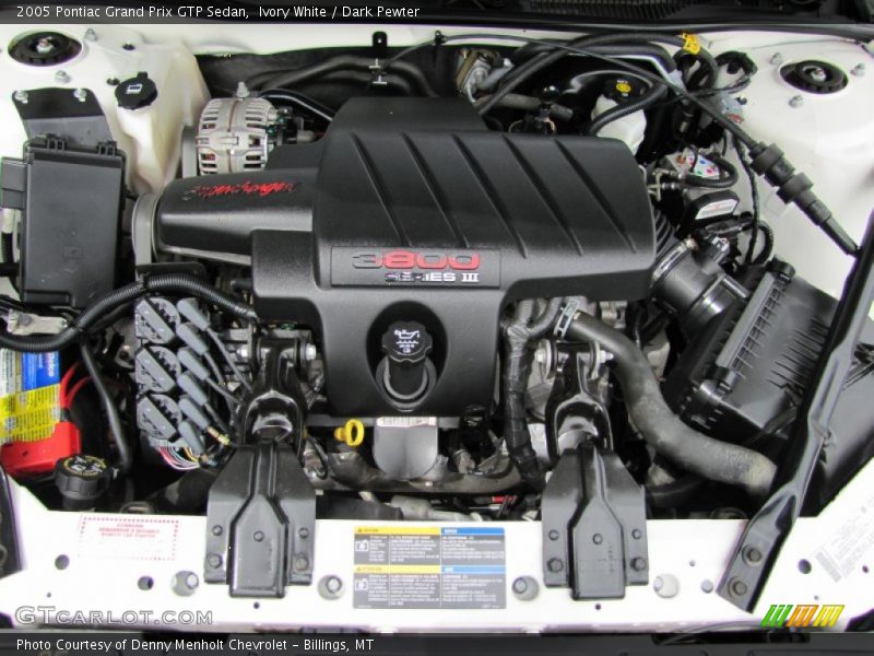 Ivory White / Dark Pewter 2005 Pontiac Grand Prix GTP Sedan