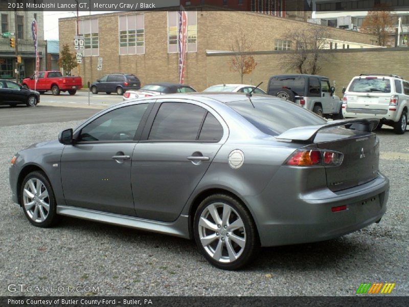 Mercury Gray / Black 2012 Mitsubishi Lancer GT