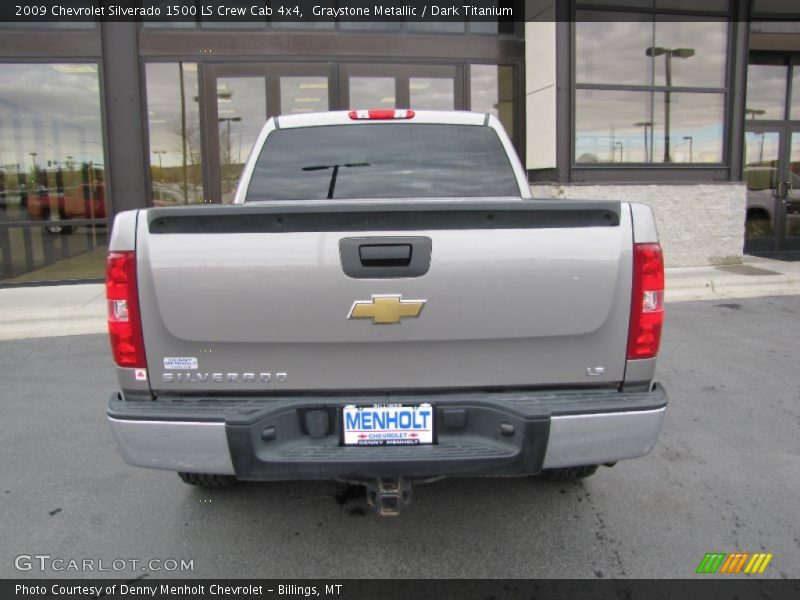 Graystone Metallic / Dark Titanium 2009 Chevrolet Silverado 1500 LS Crew Cab 4x4