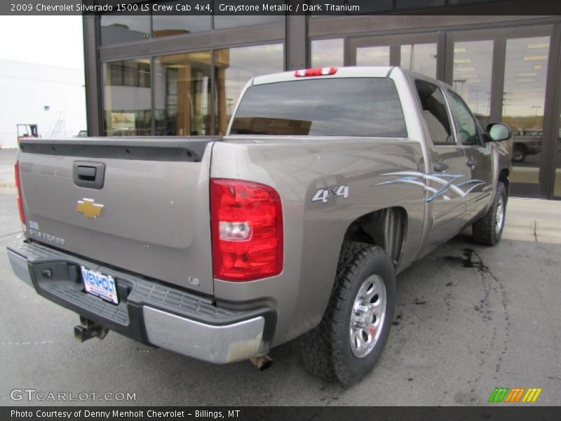 Graystone Metallic / Dark Titanium 2009 Chevrolet Silverado 1500 LS Crew Cab 4x4