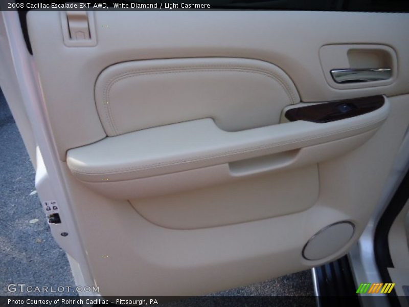 White Diamond / Light Cashmere 2008 Cadillac Escalade EXT AWD