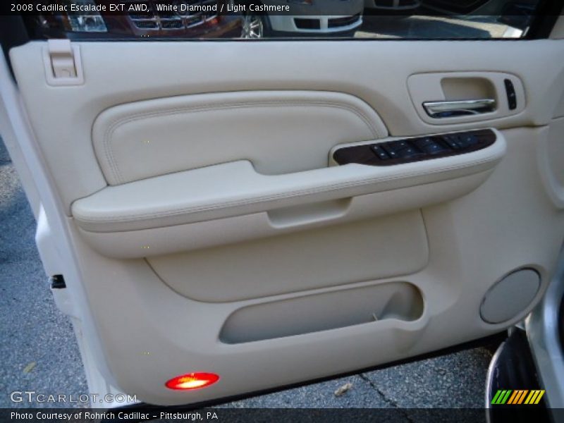 White Diamond / Light Cashmere 2008 Cadillac Escalade EXT AWD