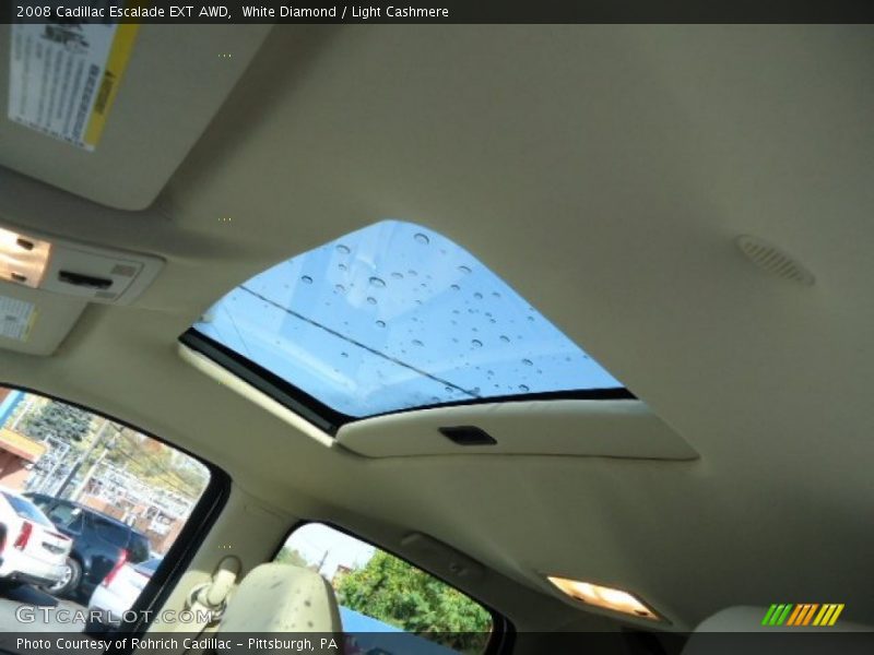 White Diamond / Light Cashmere 2008 Cadillac Escalade EXT AWD