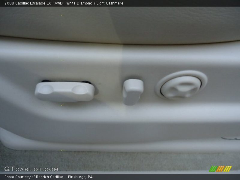 White Diamond / Light Cashmere 2008 Cadillac Escalade EXT AWD