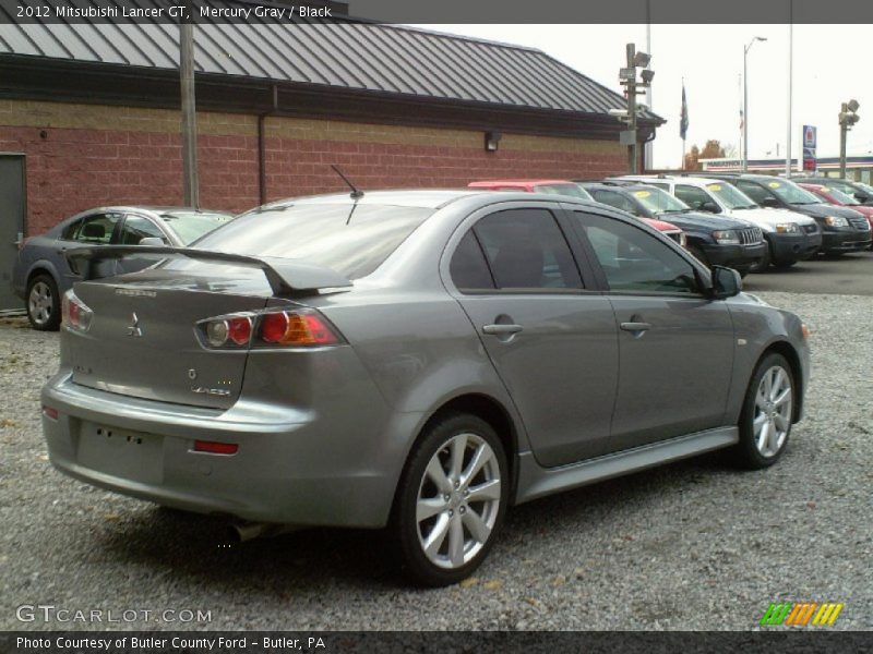 Mercury Gray / Black 2012 Mitsubishi Lancer GT