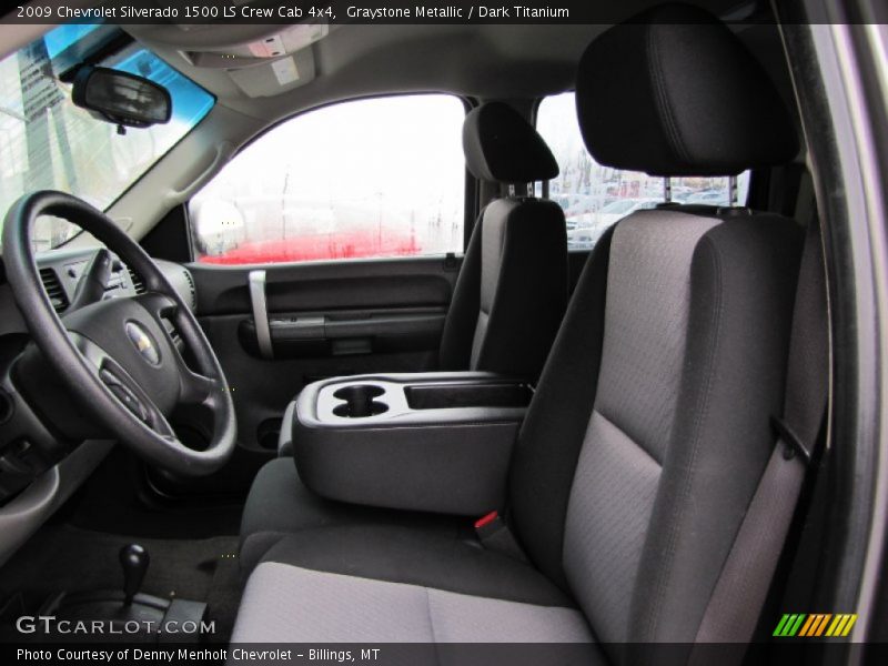 Graystone Metallic / Dark Titanium 2009 Chevrolet Silverado 1500 LS Crew Cab 4x4
