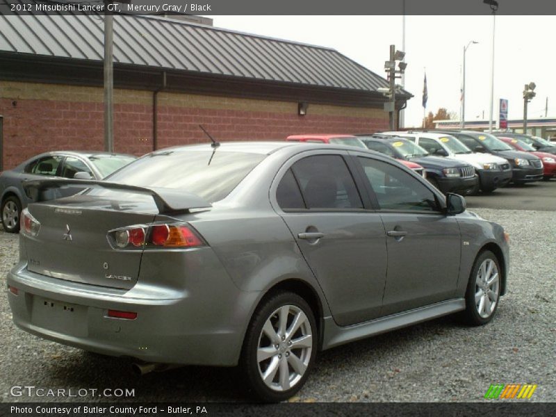 Mercury Gray / Black 2012 Mitsubishi Lancer GT