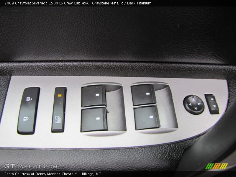 Graystone Metallic / Dark Titanium 2009 Chevrolet Silverado 1500 LS Crew Cab 4x4