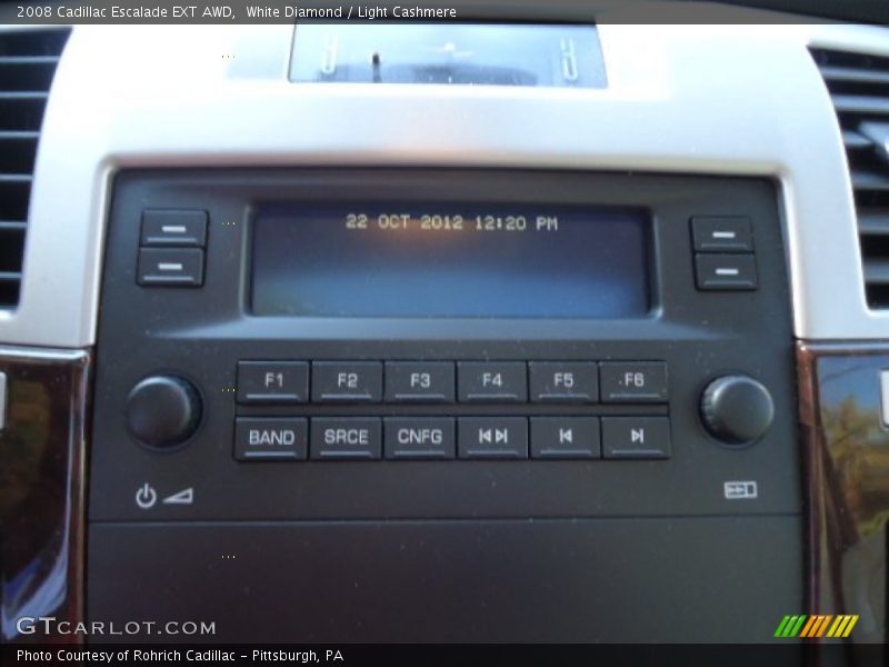 White Diamond / Light Cashmere 2008 Cadillac Escalade EXT AWD