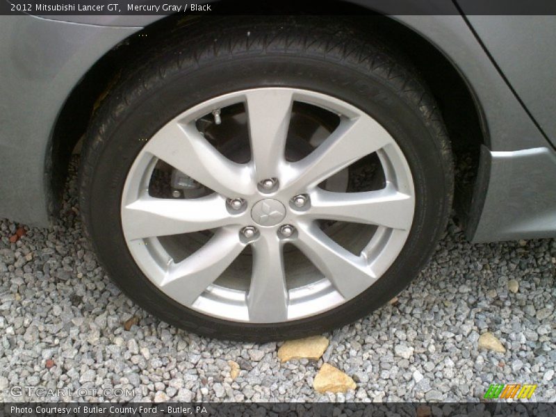 Mercury Gray / Black 2012 Mitsubishi Lancer GT