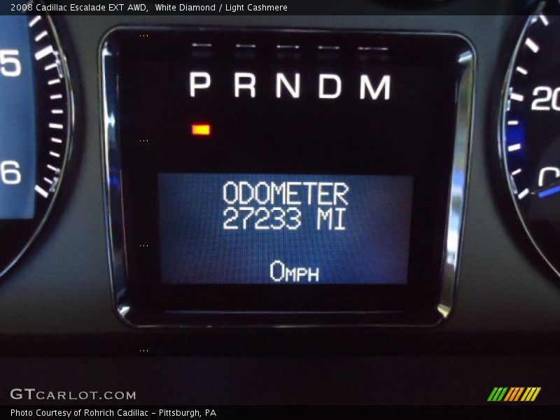 White Diamond / Light Cashmere 2008 Cadillac Escalade EXT AWD