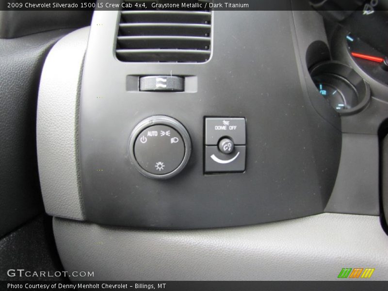 Graystone Metallic / Dark Titanium 2009 Chevrolet Silverado 1500 LS Crew Cab 4x4