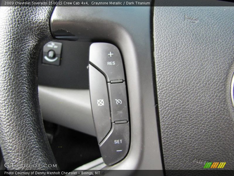 Graystone Metallic / Dark Titanium 2009 Chevrolet Silverado 1500 LS Crew Cab 4x4