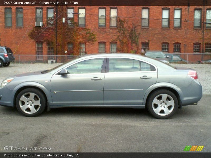 Ocean Mist Metallic / Tan 2007 Saturn Aura XE