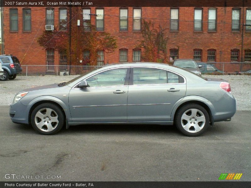 Ocean Mist Metallic / Tan 2007 Saturn Aura XE