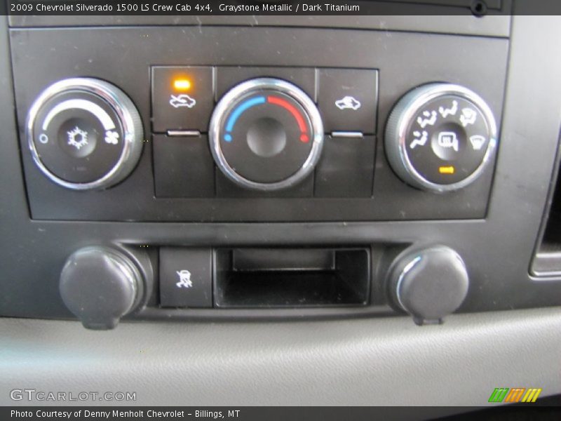 Graystone Metallic / Dark Titanium 2009 Chevrolet Silverado 1500 LS Crew Cab 4x4