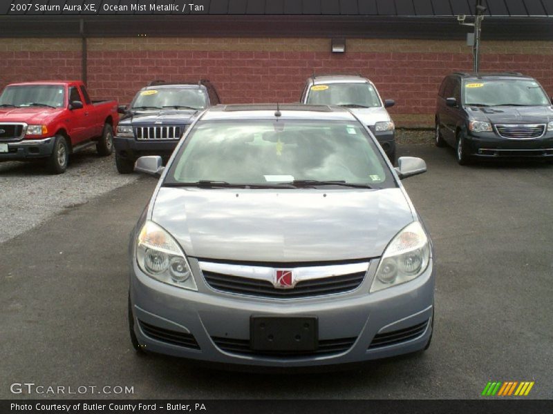 Ocean Mist Metallic / Tan 2007 Saturn Aura XE