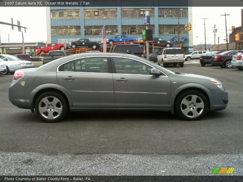 Ocean Mist Metallic / Tan 2007 Saturn Aura XE