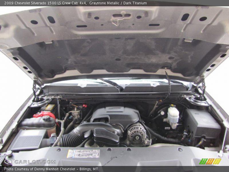 Graystone Metallic / Dark Titanium 2009 Chevrolet Silverado 1500 LS Crew Cab 4x4