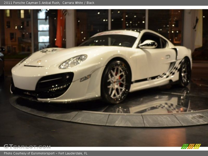 Carrara White / Black 2011 Porsche Cayman S Anibal Rush