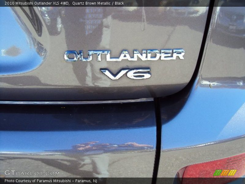 Quartz Brown Metallic / Black 2010 Mitsubishi Outlander XLS 4WD