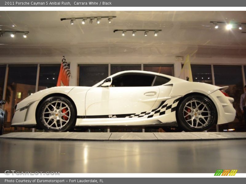 Carrara White / Black 2011 Porsche Cayman S Anibal Rush