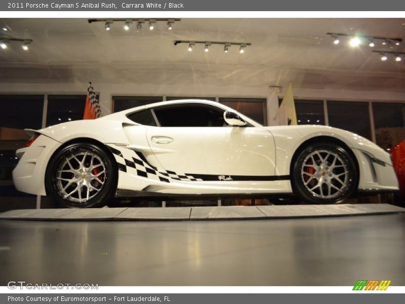 Carrara White / Black 2011 Porsche Cayman S Anibal Rush
