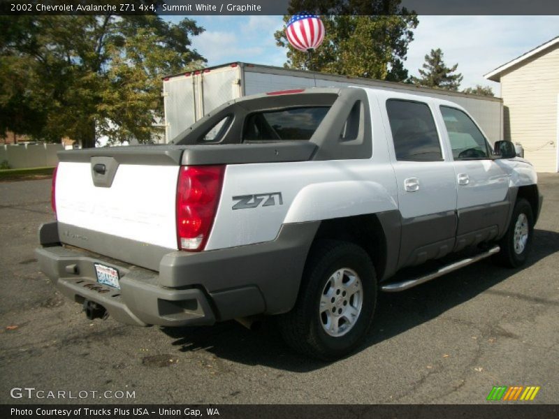 Summit White / Graphite 2002 Chevrolet Avalanche Z71 4x4