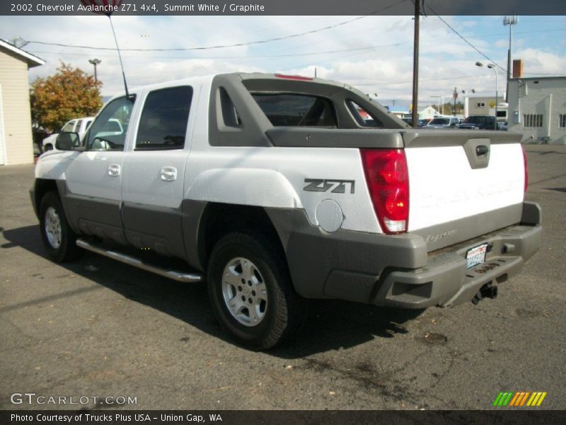 Summit White / Graphite 2002 Chevrolet Avalanche Z71 4x4