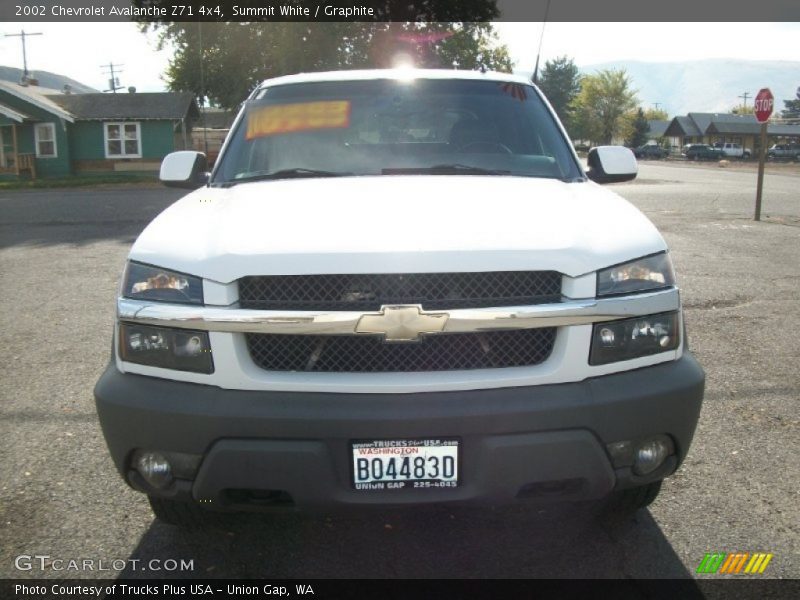 Summit White / Graphite 2002 Chevrolet Avalanche Z71 4x4