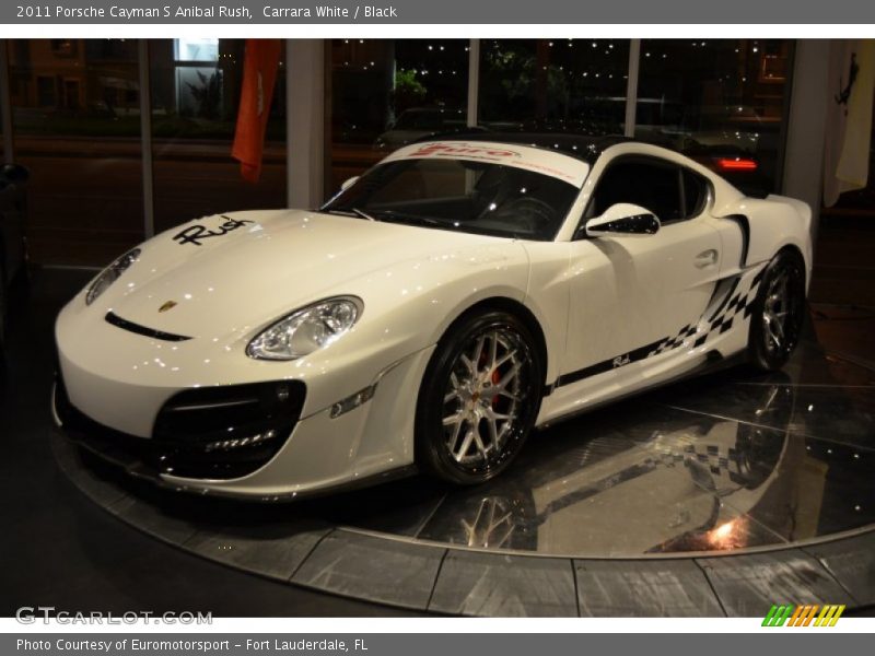 Carrara White / Black 2011 Porsche Cayman S Anibal Rush