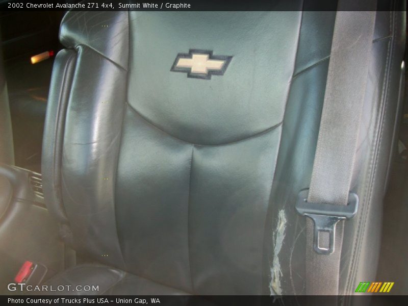 Summit White / Graphite 2002 Chevrolet Avalanche Z71 4x4