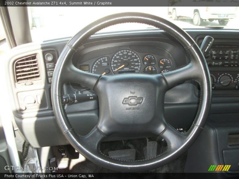 Summit White / Graphite 2002 Chevrolet Avalanche Z71 4x4