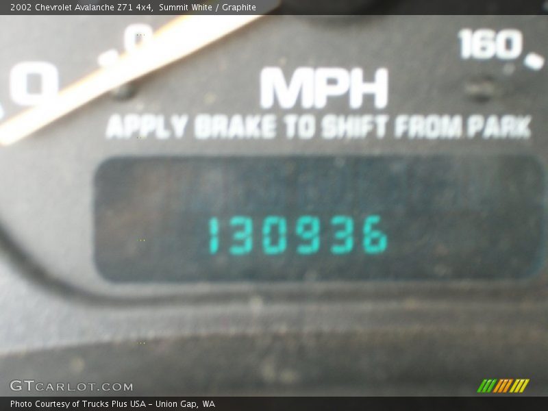 Summit White / Graphite 2002 Chevrolet Avalanche Z71 4x4