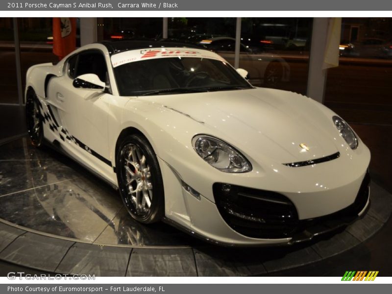 Carrara White / Black 2011 Porsche Cayman S Anibal Rush