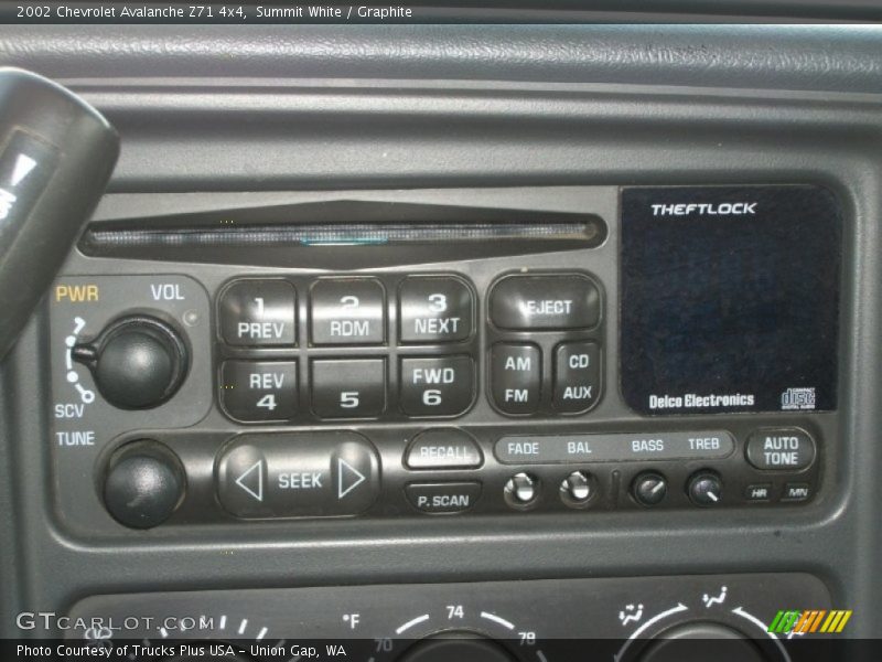 Audio System of 2002 Avalanche Z71 4x4